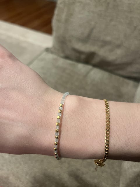 DAINTY Aquamarine Bracelet