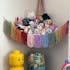 Macrame Toy Storage Hammock for toy hammock wall organizer H26