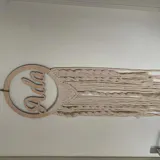 Personalized Name Sign Macrame Wall Hanging for Nursery Decor W08