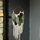 Macrame Leaf Wall Hanging Macrame for Boho Wall Decor L01