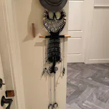 Macrame Skeleton Halloween Decor for Spooky Wall Decor and Gothic Style W94