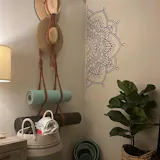 Macrame Yoga Mat Holder for Yoga Mat Storage and Home Decor I84