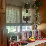 Macrame Vegetable Storage Basket for Hanging Kitchen Use H96