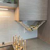Macrame Fruit Hammock Holder macrame cord for hanging fruit storage H06