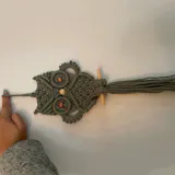 Macrame Owl DIY Kit macrame cord and owl wall hanging K51