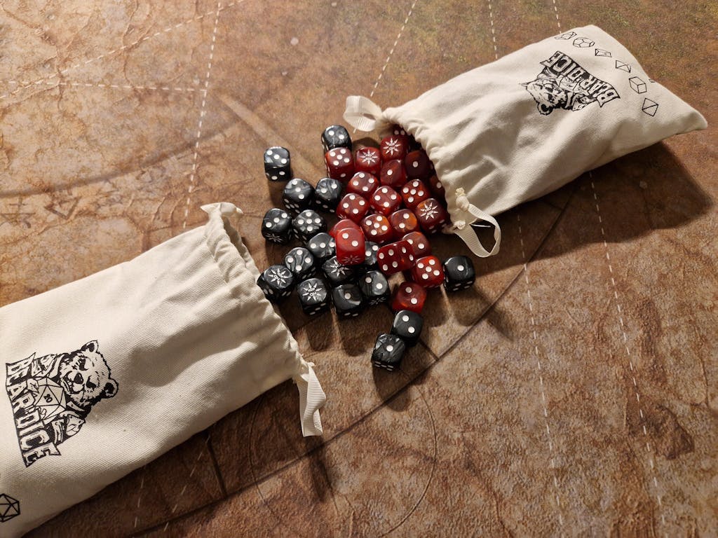 Custom Personalized Dice - Acrylic D6 dice, can be engraved with logos, text, patterns, symbols, etc