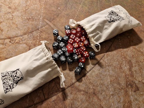 Custom Personalized Dice - Acrylic D6 dice, can be engraved with logos, text, patterns, symbols, etc