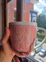 Puodelis LEISK SAU ŽYDĖTI