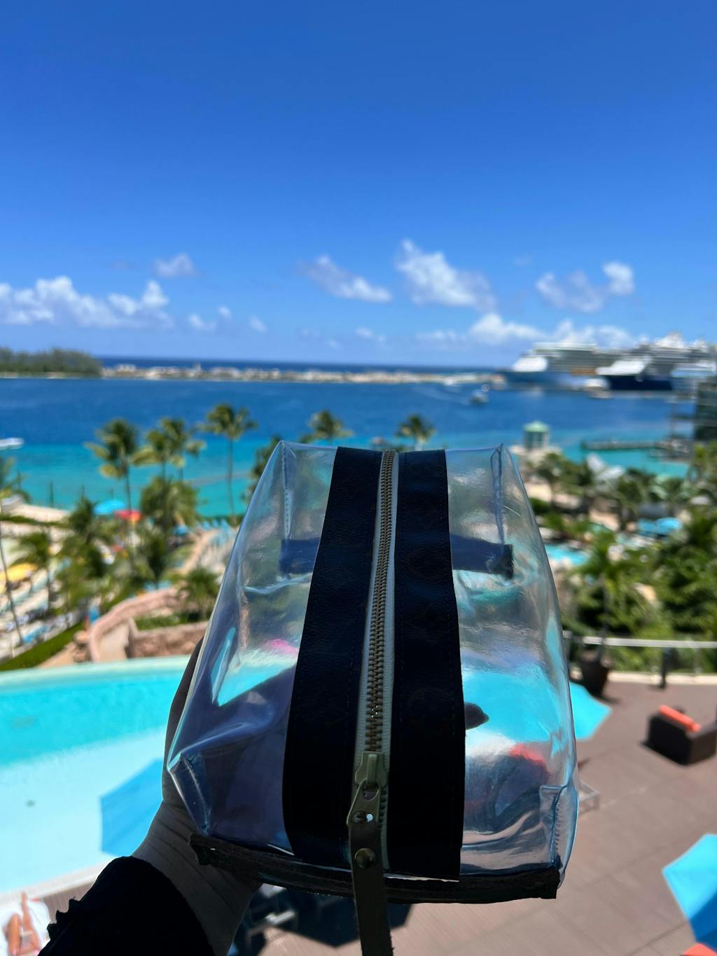 Taylor Travel Pouch In VinylVoque | Upcycled LV