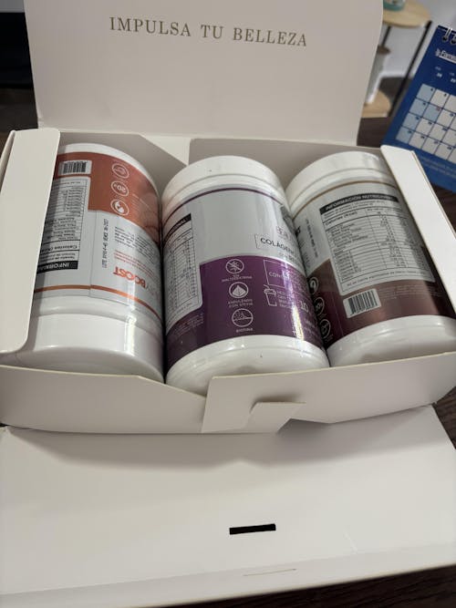 Kit 3 colágenos con resveratrol sabor coco + sin sabor + chocolate