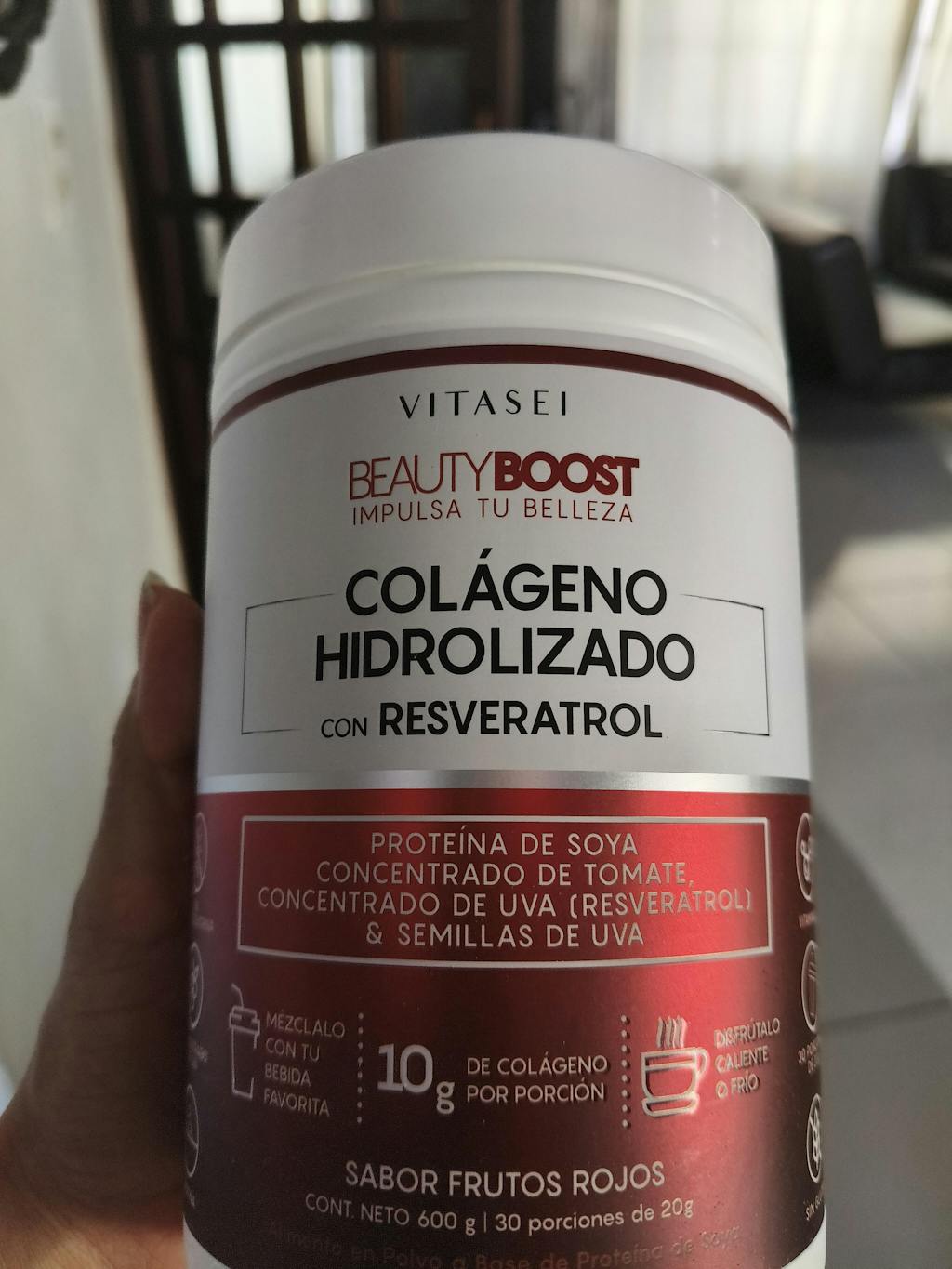 Dúo colágeno hidrolizado con resveratrol (frutos rojos + coco)