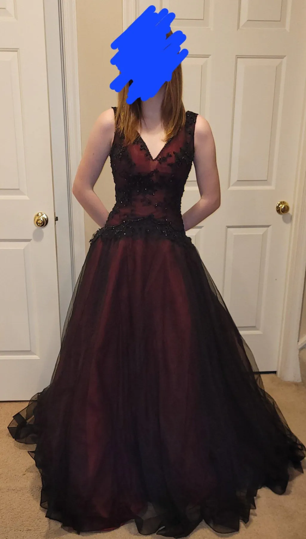 Wine Red Velvet And Tulle Homecoming Dress, Wine Red Straps Party Dress Prom Dress main image 0
