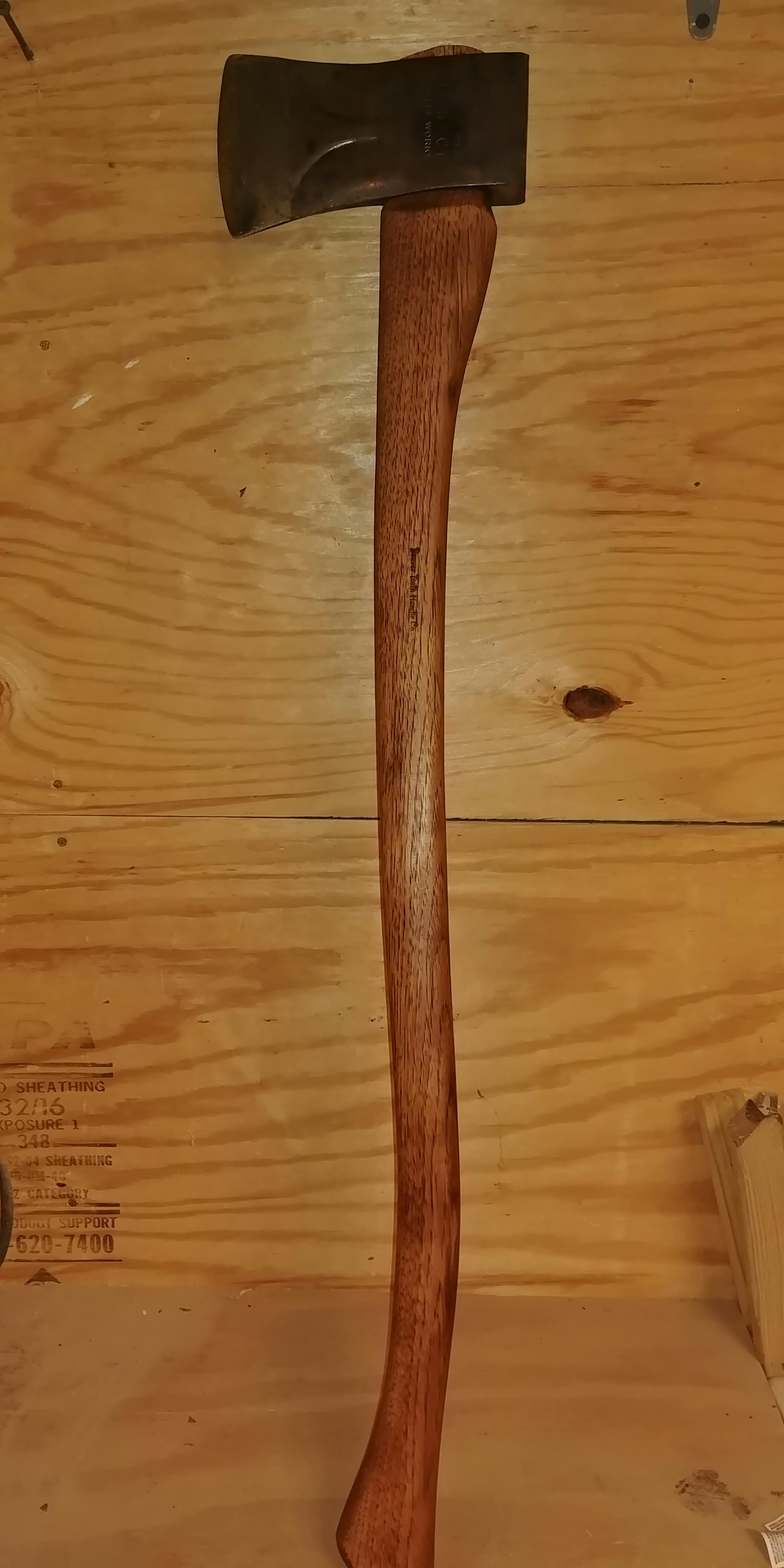 36" Single Bit Axe Handle Hickory Replacement BeaverTooth Handle Co.36