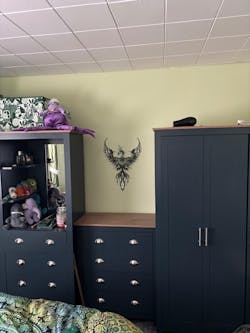 Rising Phoenix Metal Wall Art