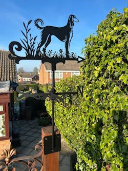 Saluki Stainless Steel Weathervane