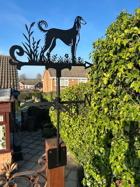 Saluki Stainless Steel Weathervane