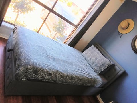 King Single Package | Bronte Storage Bed Frame Grey & Bonita Euro Top Mattress (Medium Firm)