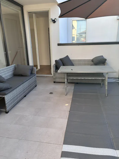 9 Seat Outdoor Wicker Lounge Dining Set - Mixed Grey