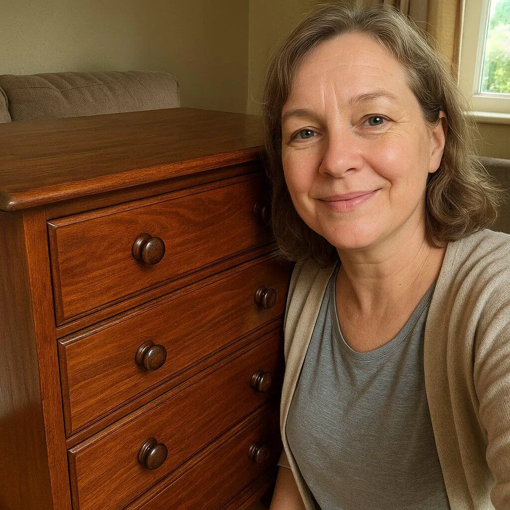 Mueble restaurado con Maderex