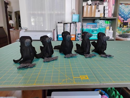 Crow Stuffed Animal Sewing Pattern  - Digital Download