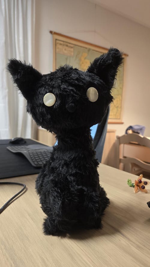 Sitting Kitty Cat Stuffed Animal Sewing Pattern, PDF Plush Pattern - Digital Download