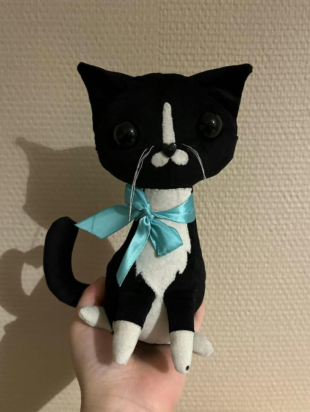 Sitting Kitty Cat Stuffed Animal Sewing Pattern, PDF Plush Pattern - Digital Download