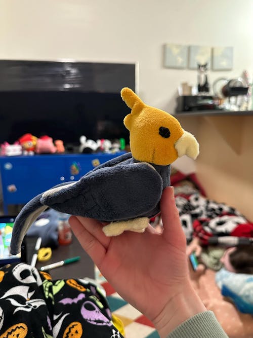Cockatiel Stuffed Animal Sewing Pattern  - Digital Download