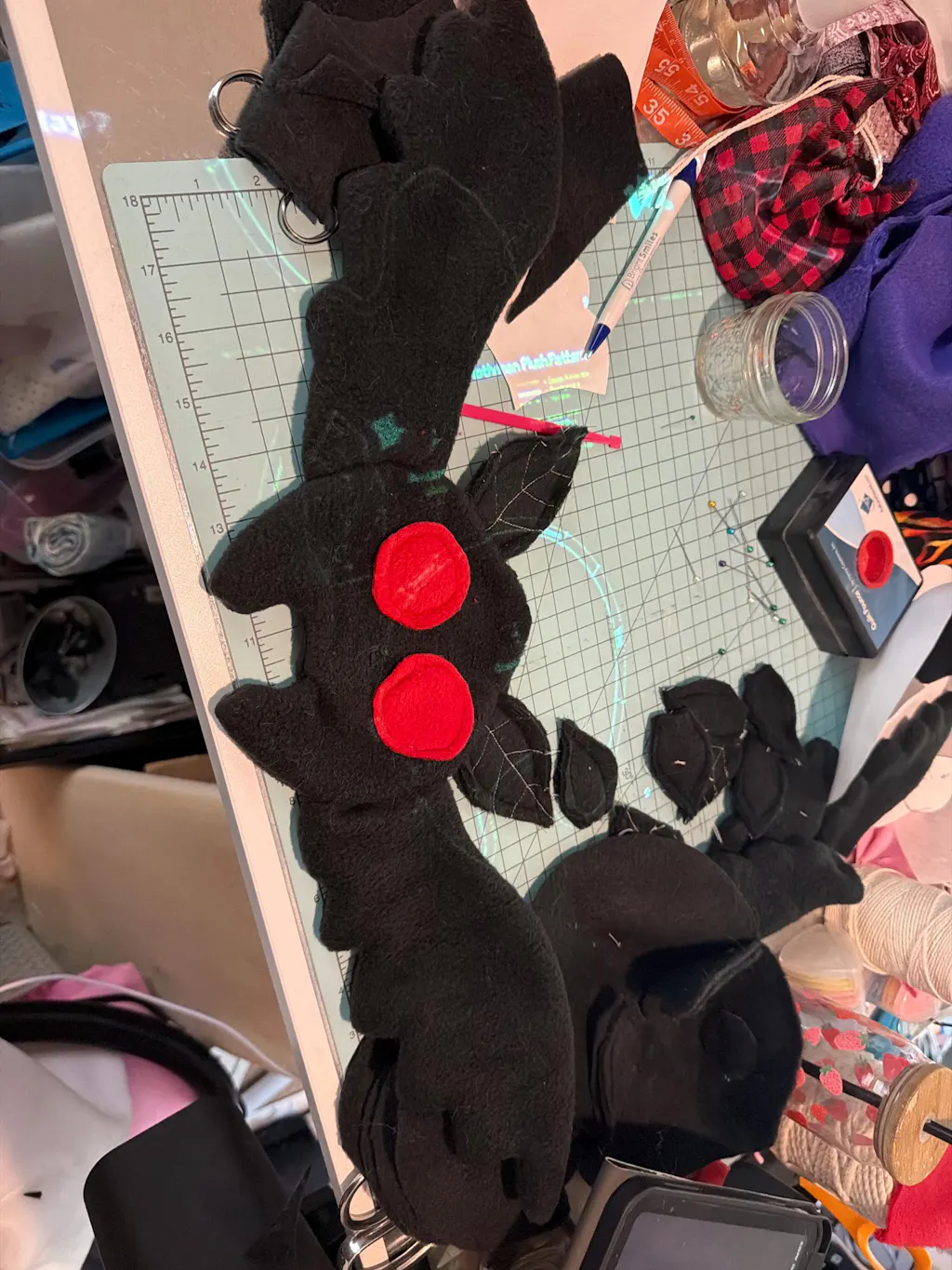 Mothman Plush Sewing Pattern - Digital Download