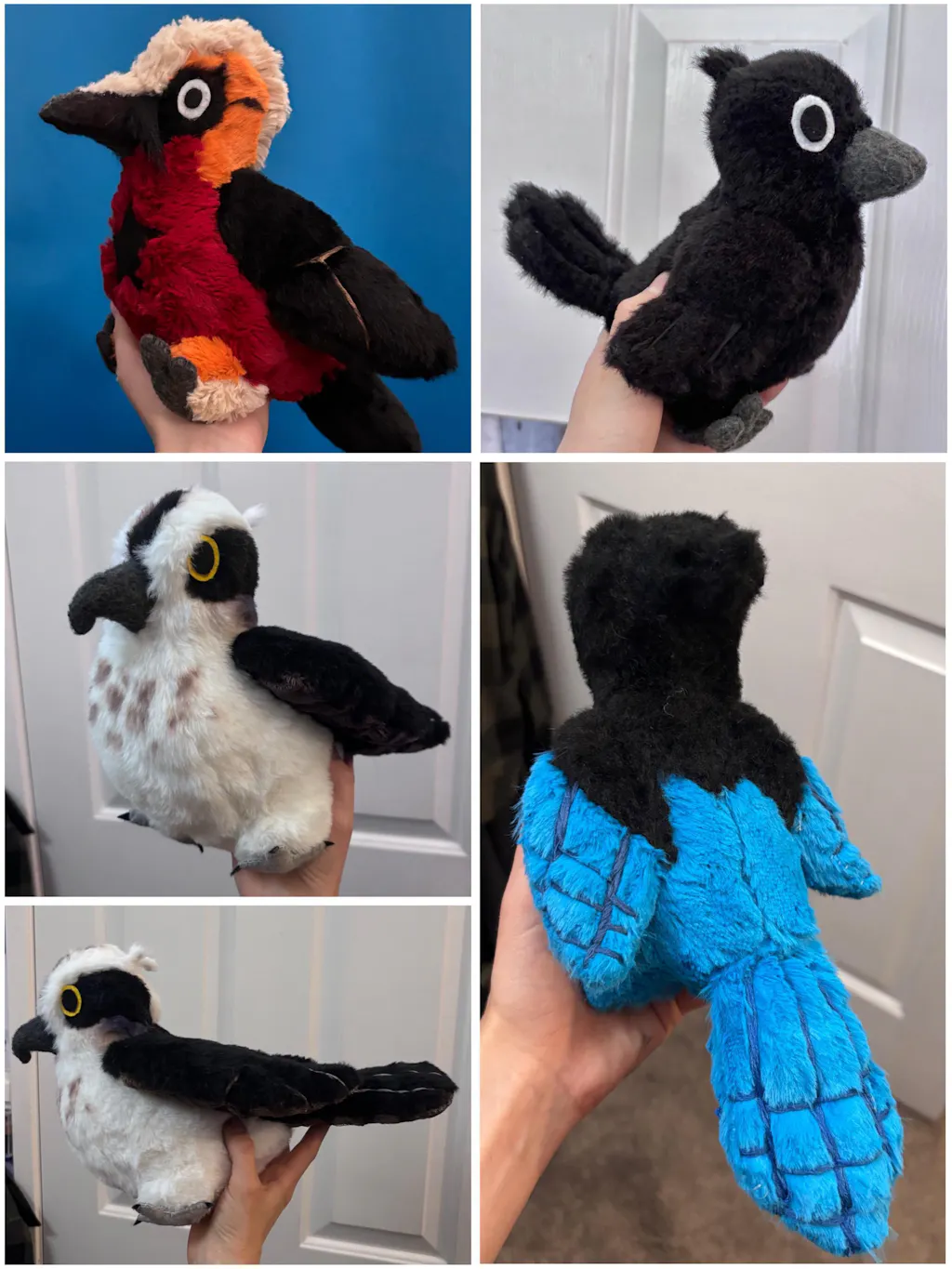 Crow Stuffed Animal Sewing Pattern  - Digital Download