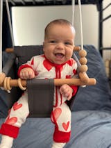 Love You More – Red Heart Onesie