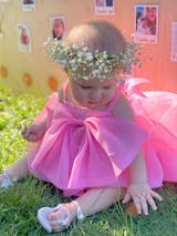 Love In Full Bloom Dress - Hot Pink