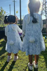 The Little Bunny Story Dress - Blue