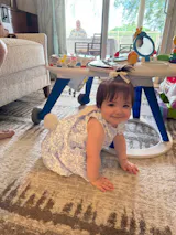 The Little Bunny Story Dress - Blue