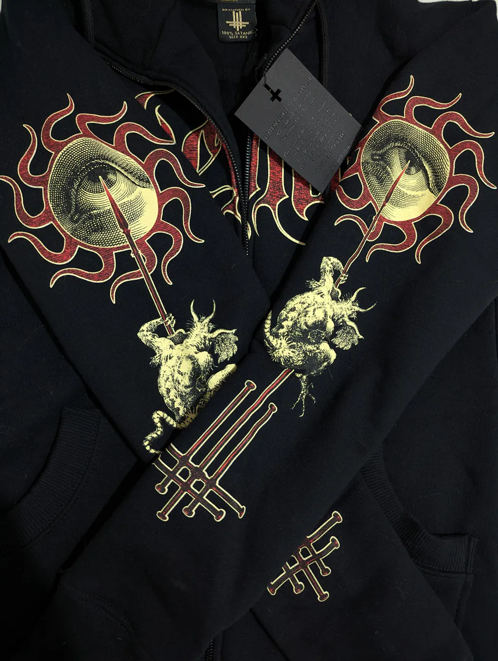 Behemoth Pater Profundus Zip-Hoodie | Premium, Made in Poland