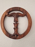 Irminsul Deko aus Holz Ø 20 cm