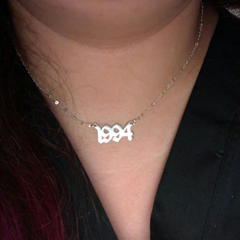 Custom Birth Year Necklace