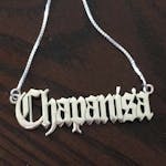 Old English Name Necklace
