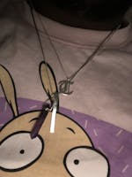 Gothic Font Initial Necklace