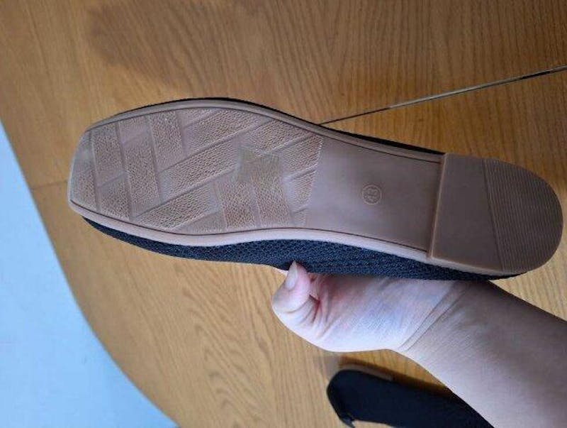 Chic Mesh Loafers – Soft Knit Ballet Flats