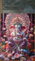 3D Divine Ganesh ji Digital Wall Decor For Any Space - 13102