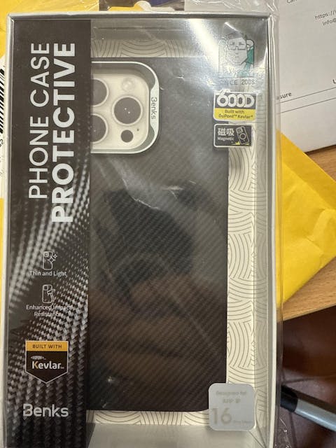 ArmorAir Case built with Kevlar® 600D for iPhone 16 Pro