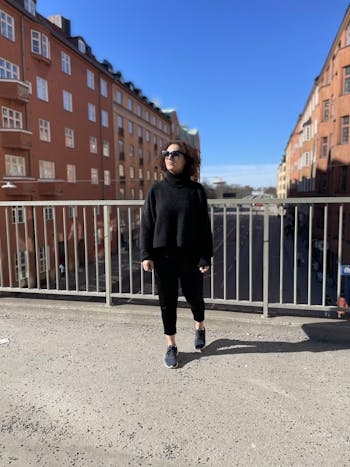 PANTS LOOSE ELASTIC - SILKY RAYON SATIN black