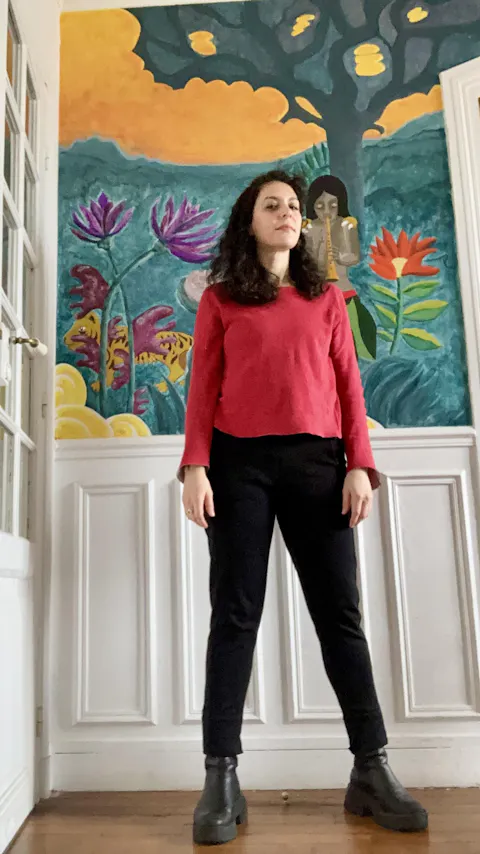 TROUSERS STRETCH - black