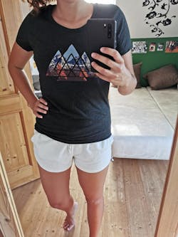 Berge Abstrakt - Damen Organic T-Shirt