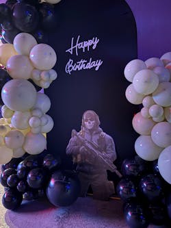 Sign - Backdrop wall up to 8 feet and more props cutout