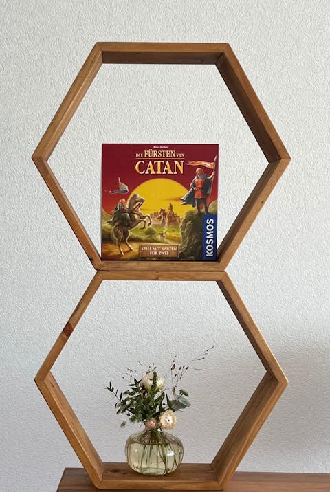 Wandregal "Olaf" - Hexagon