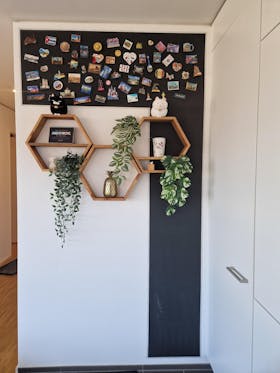 Wandregal "Olaf" - Hexagon