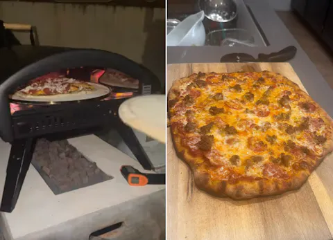 PRE-ORDER Bertello SimulFIRE 16” Rotating Outdoor Pizza Oven - Limited-Time Sale Ends April 12th (Est. Shipping April 2026)