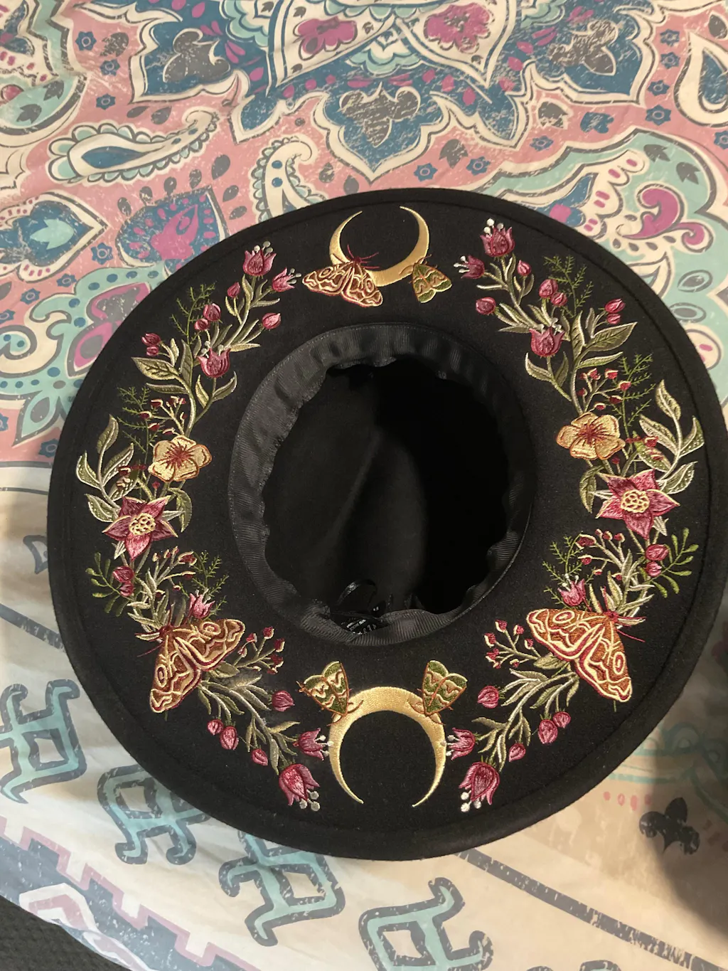 Restyle - Wildflower Wide Brim Hat - Buy Online Australia