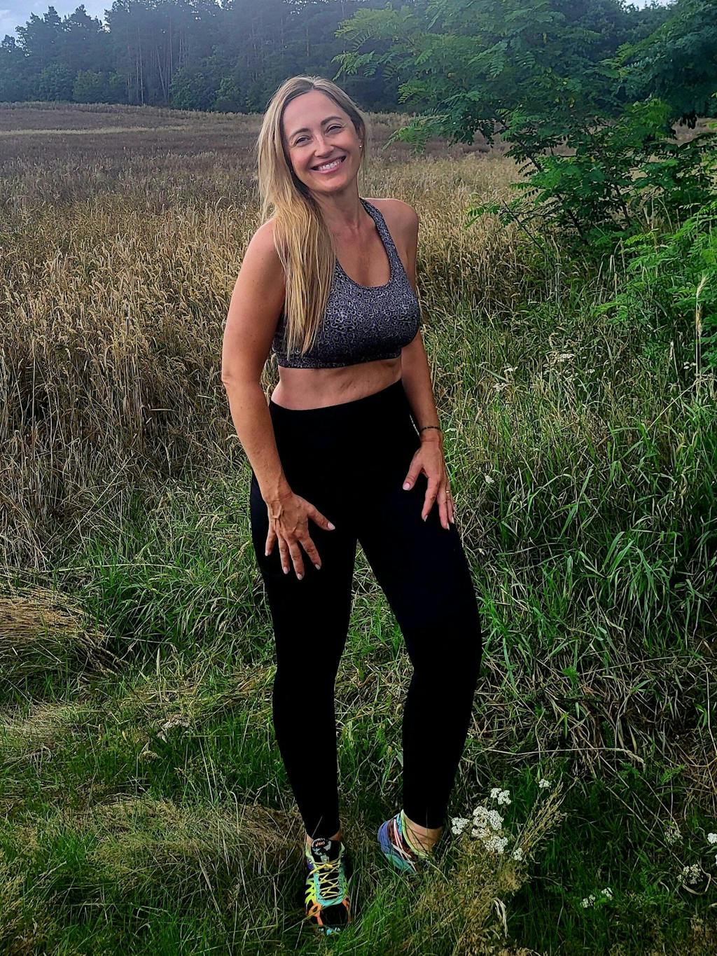 Kompresyjne Czarne Legginsy z Kieszeniami - Lift Me Up